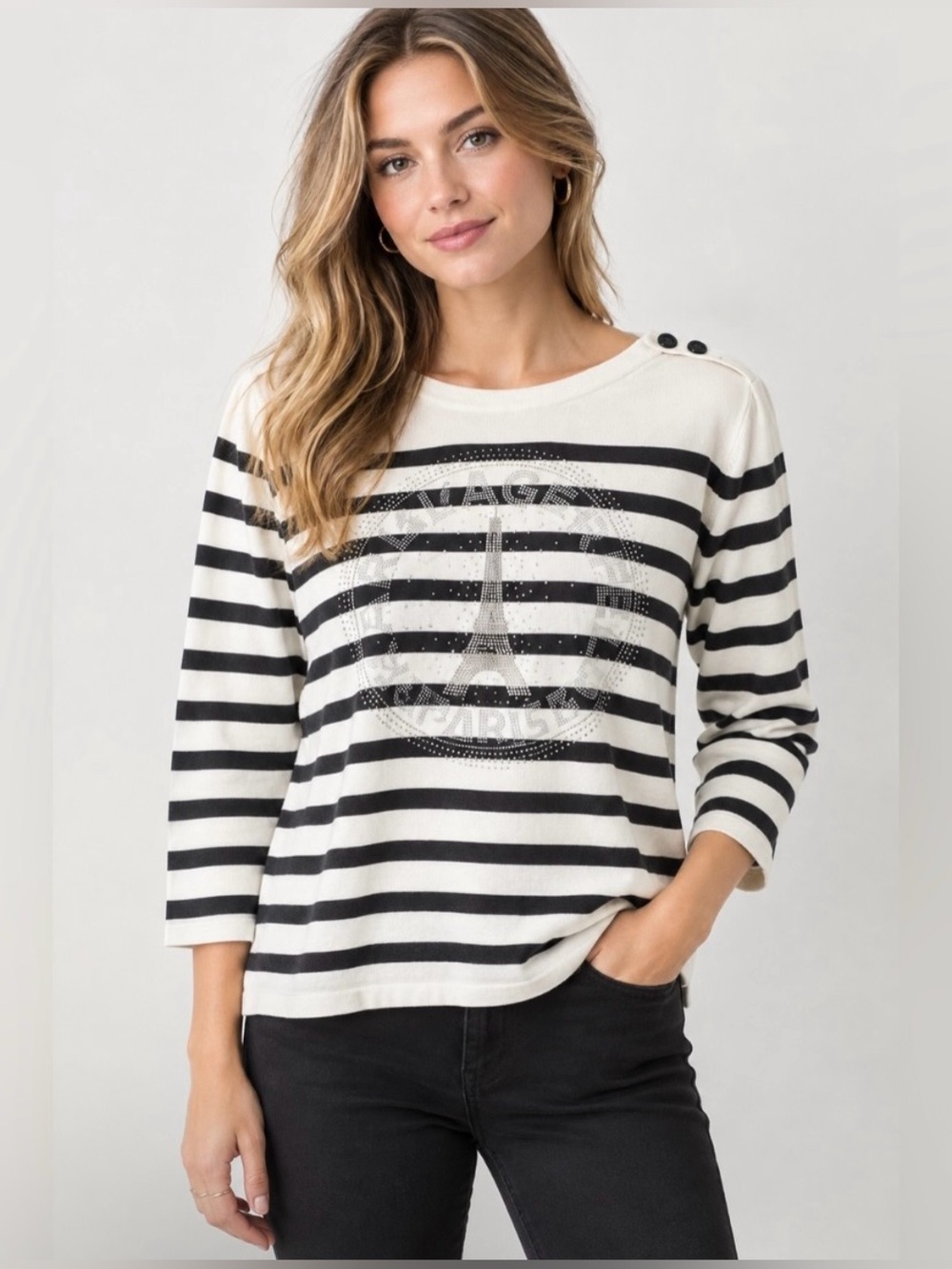 Karl Lagerfeld Paris Striped Shirt